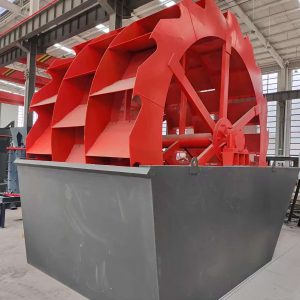 Wheel sand washing machine