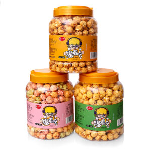 Large bottles of healthy popcorn - the perfect size for sharing at parties 358g