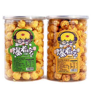 Caramel crispy bottled popcorn - A popular new snack project 116g