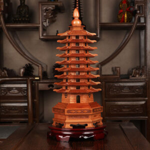 Enhance academic performance, improve grades, promote exams, improve scores, obtain admission to prestigious universities, achieve success in the imperial examination, - Wooden Wenchang Tower, 13 floors, (arranged according to destiny, guiding clients in home layout)