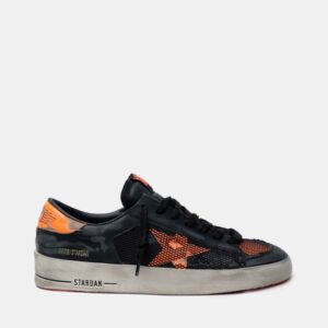 GGDB  Black and orange Stardan sneakers