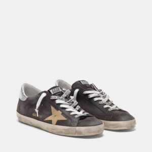 GGDB Grey Super-Star sneakers in suede with nude star